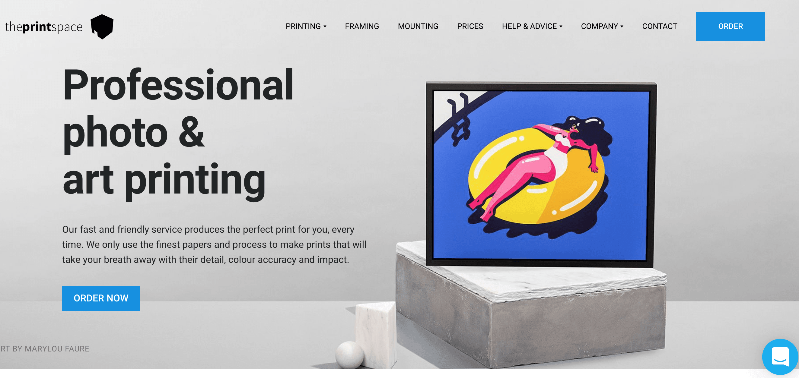 ThePrintSpace - screen grab