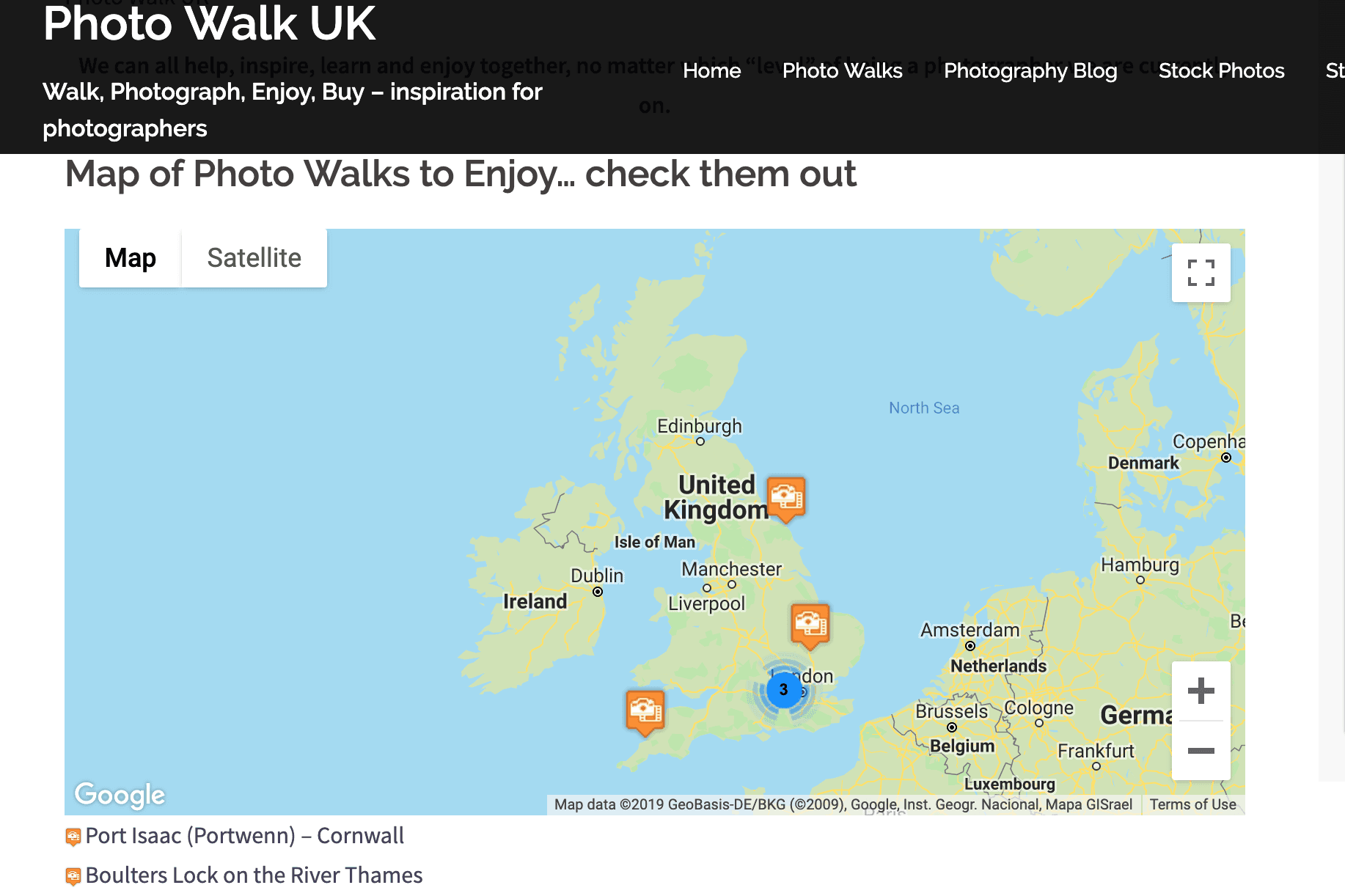 Photo Walk UK Screen Grab