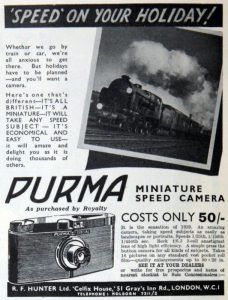 Purma Camera advert