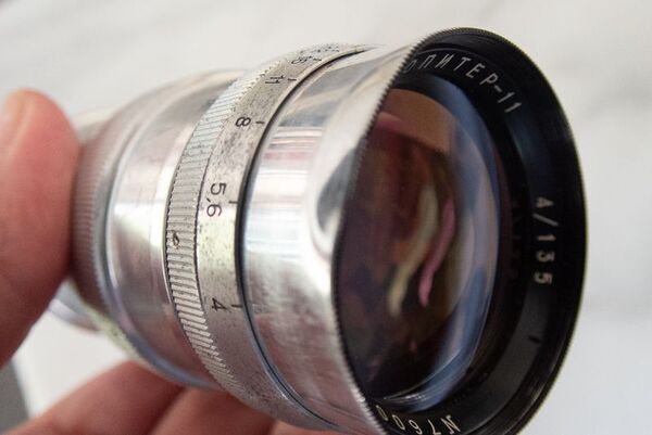 Jupiter 11 Lens. f4 135mm. M39 Screw Mount. Complete with Micro Four Thirds adaptor. Manual focus fixed lens. Tested 9