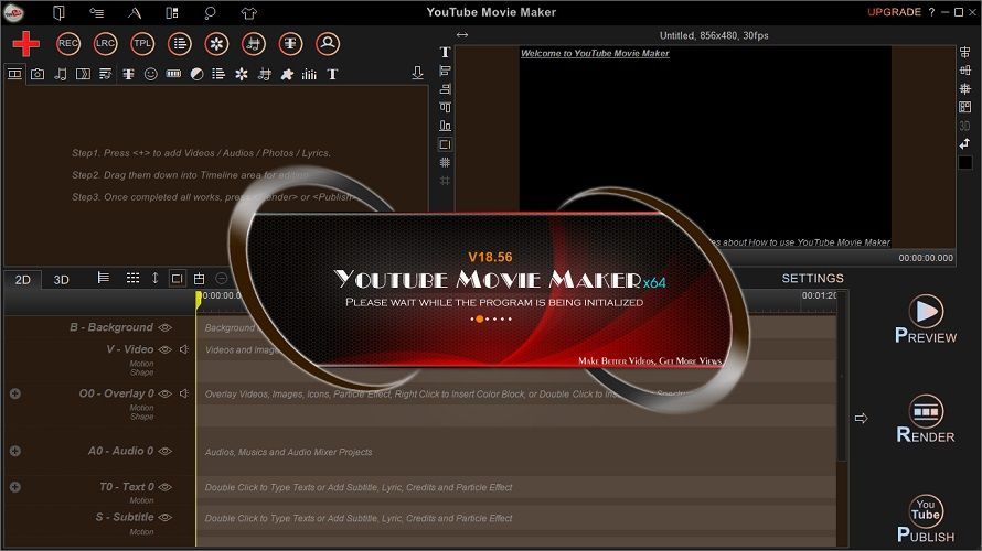 create an overlay in youtube movie maker