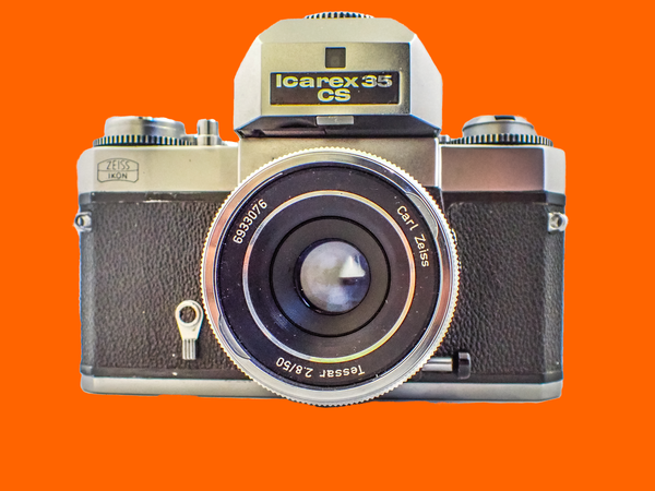 Zeiss Ikon Icarex 35 CS. Vintage Film Camera. Bayonet Mount Lens. F2.8 50mm Carl Zeiss lens 1