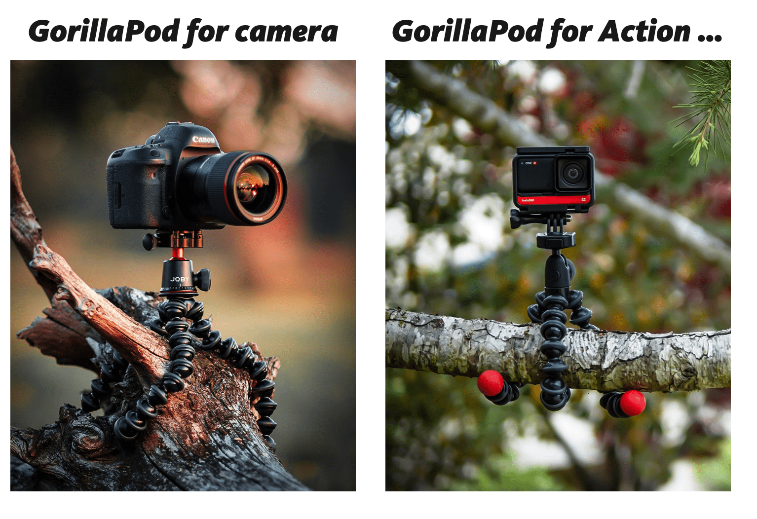 JOBY GorillaPods - have fun. create.
