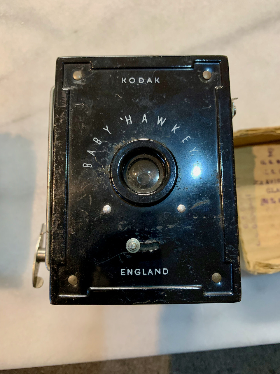 Kodak Baby Hawkeye (Hawkeye Ace) Made in 1936 127 film camera with working shutter