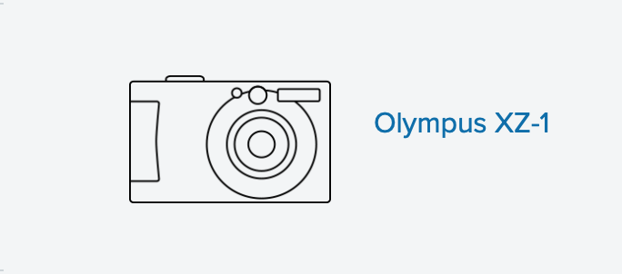 Olympus XZ-1 icon style graphic