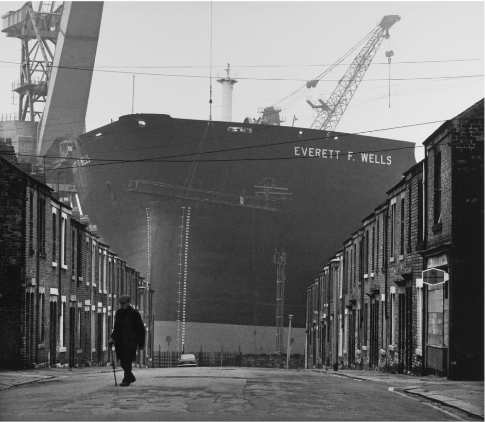 Graham Smith, ‘Everett F. Wells’ Swan Hunters shipyard, Tyneside, 1977. Photograph: Graham Smith