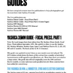 Yashica Camera book example page